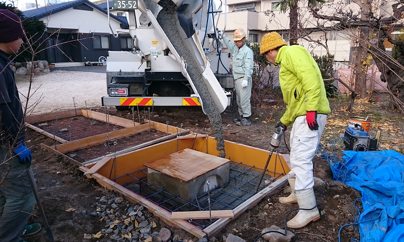 永代供養墓 工事写真