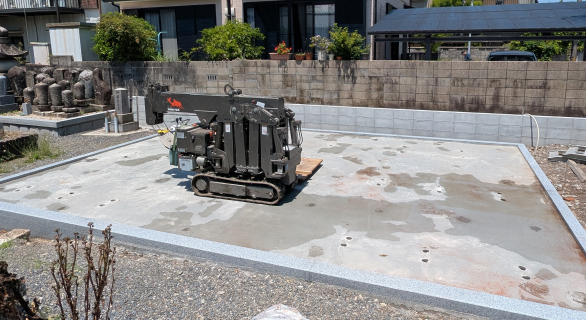 6.基礎コンクリート完成