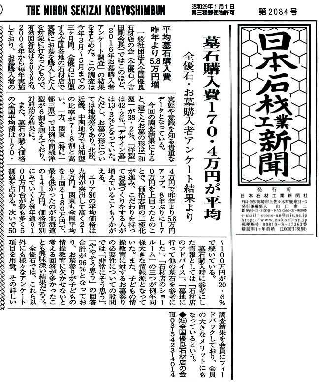 日本石材工業新聞