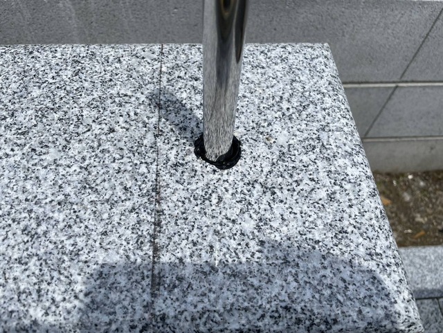 桑名市佛眼院　永代供養墓工事　㊴霊標設置