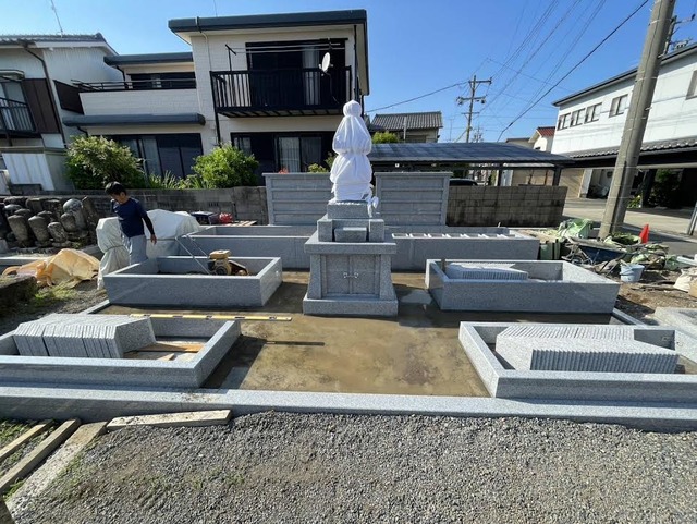 桑名市佛眼院　永代供養墓工事　㊷個別墓納骨室設置